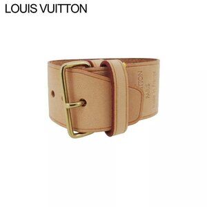 LOUIS VUITTON Handle Holder Beige Tanned Leather Authentic Used